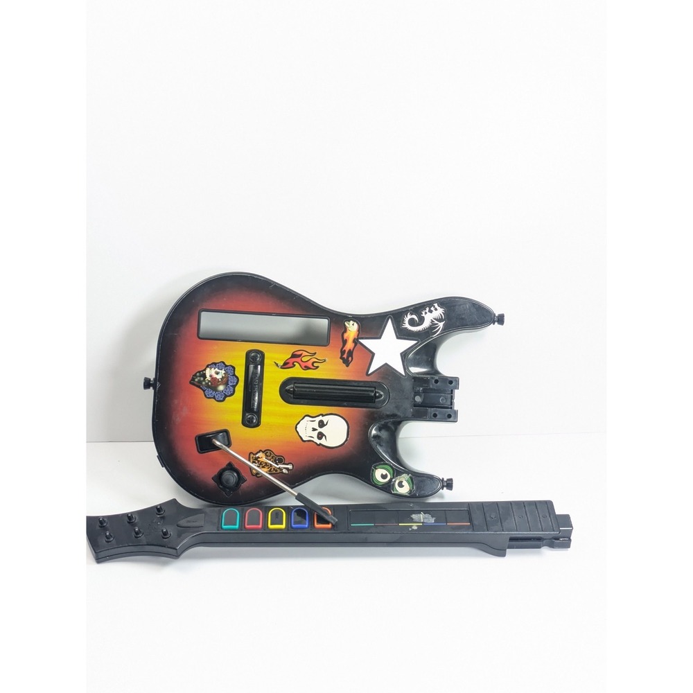 Gibson Les Paul Red Octane Nintendo Wii Guitar Hero 95125.805 No Back Cover